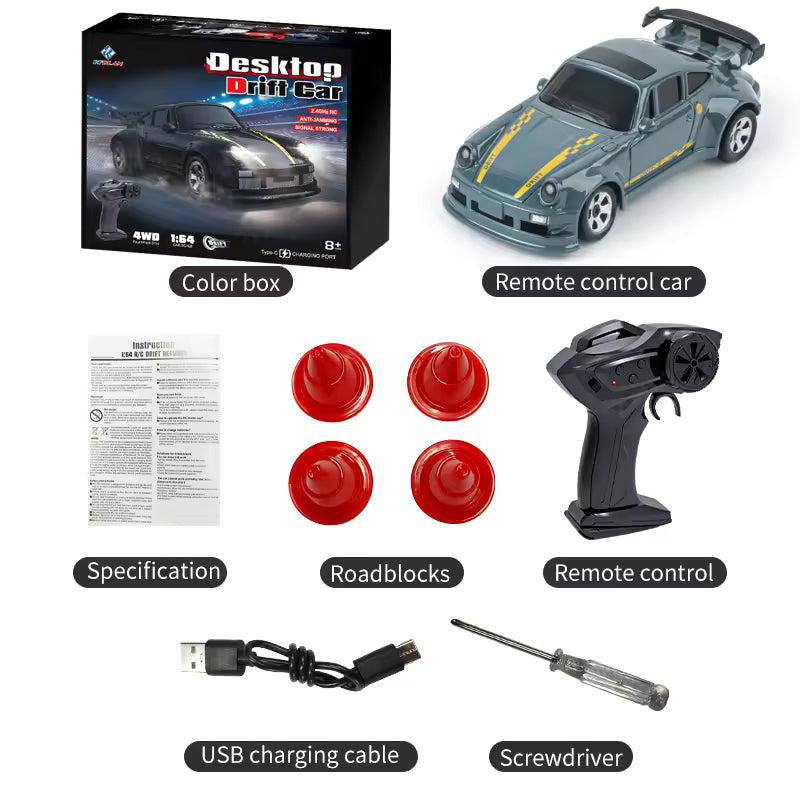 1:64 Mini RC Drift Car Standard