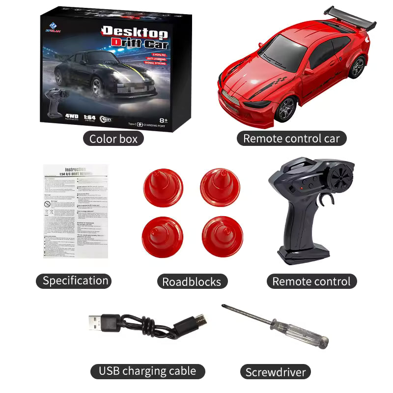 1:64 Mini RC Drift Car Standard