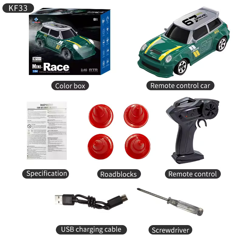 1:64 Mini RC Drift Car Standard